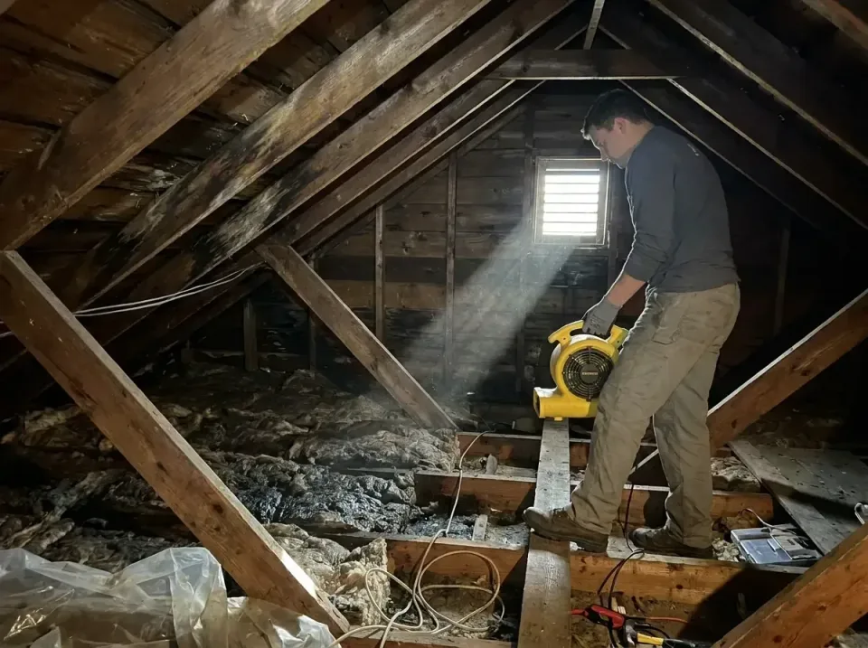 attic-water-damage-drying-proc-007 — frequently asked questions, Emergency Water Extraction & 24/7 Flood Response in Parowan…